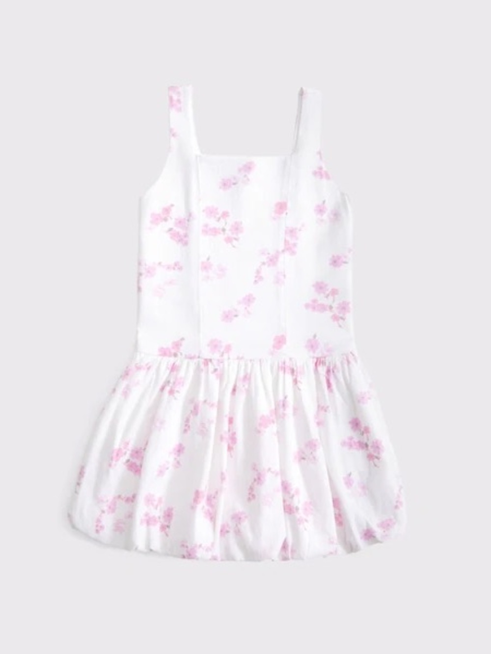 Abercrombie Kids drop-waist bubble hem mini dress